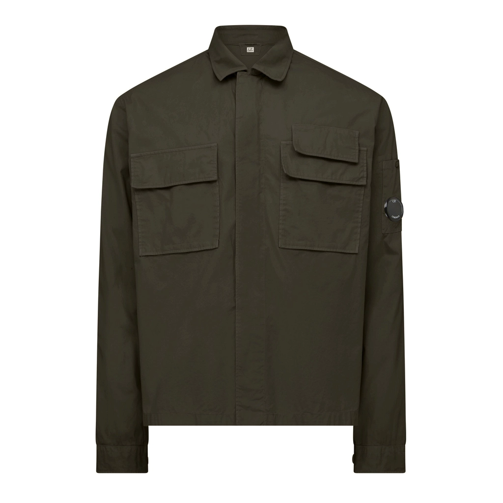 CP Company Gabardine Overshirt - Ivy Green 683